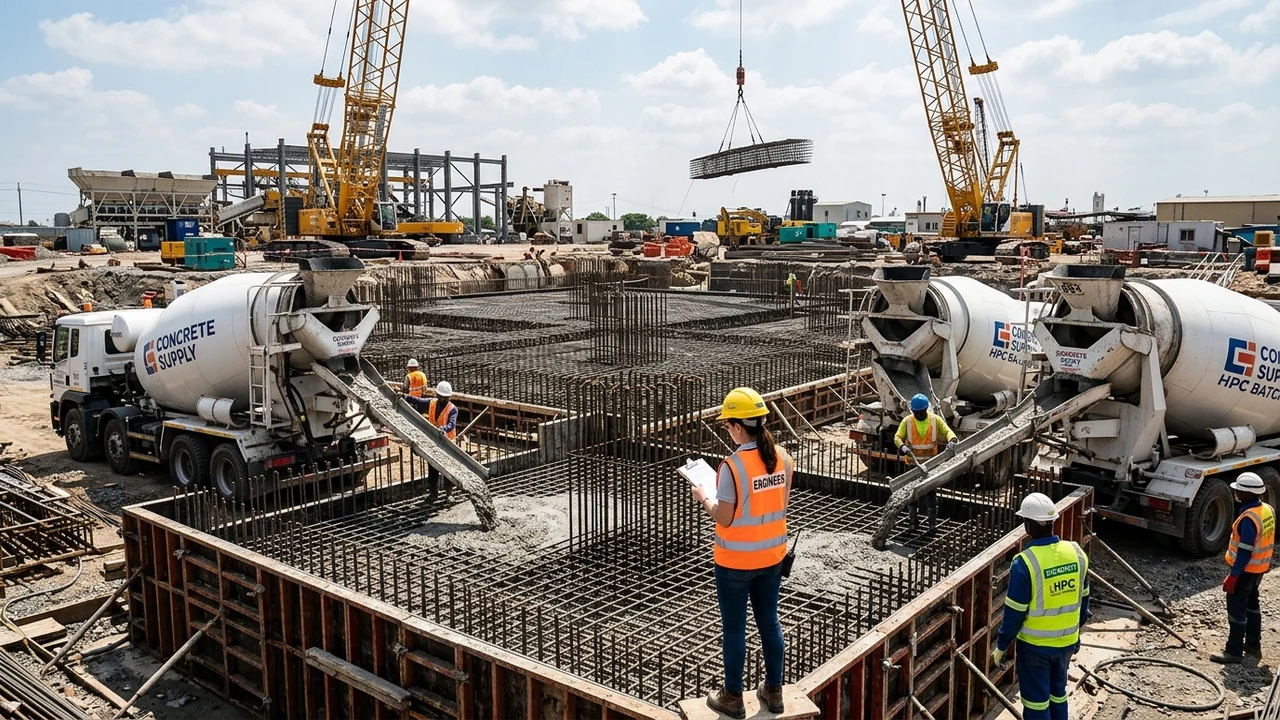 Operação industrial — Construção civil