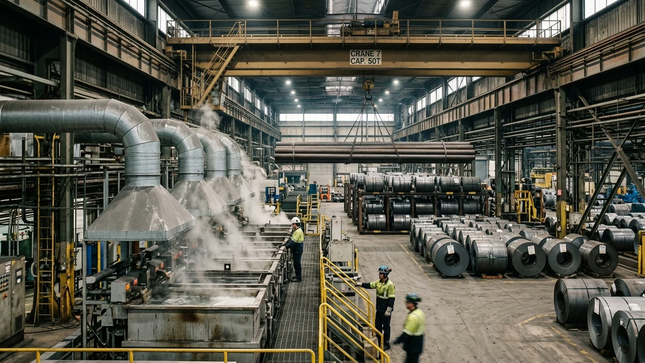 Operação industrial — Metalurgia