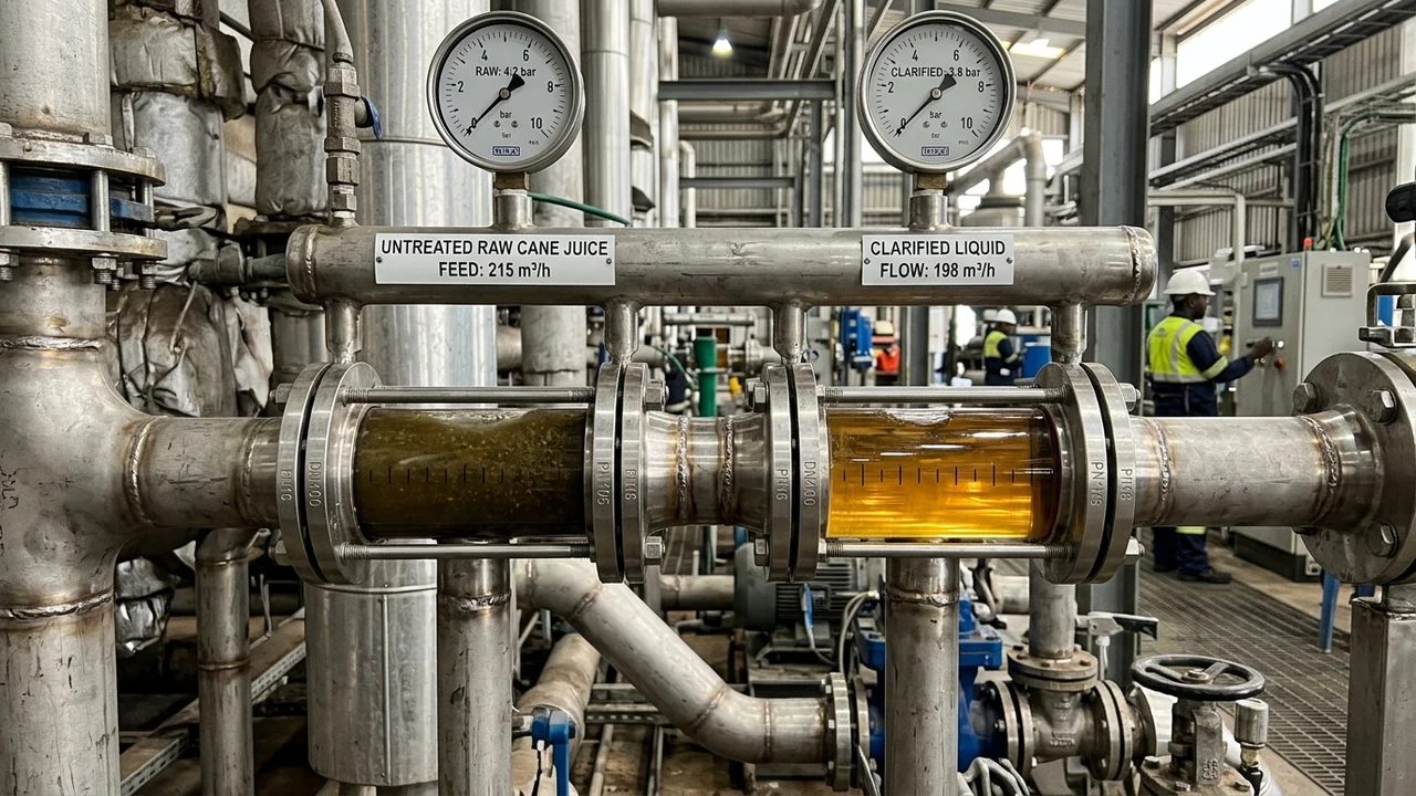 Aplicação industrial — Clarificantes